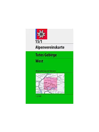 ALPENVEREIN | Wanderkarte Totes Gebirge Westliches Blatt Maßstab 1:25.000 | 